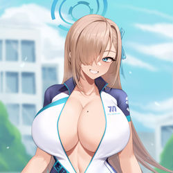 This is a pixiv picture whose title is アスナ(ライディング).