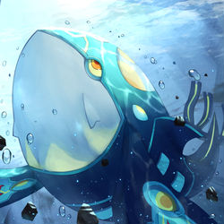 This is a pixiv picture whose title is ゲンシカイオーガ.