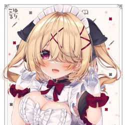 This is a pixiv picture whose title is メイドちゃんのお仕事日記１.