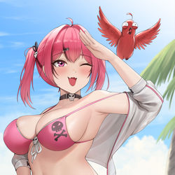 This is a pixiv picture whose title is 夏だ！海だ！.