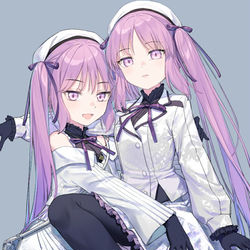 This is a pixiv picture whose title is *´∀｀*)(*´∀｀*.