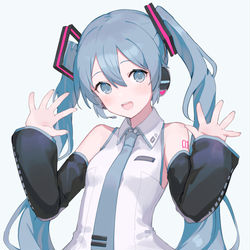 This is a pixiv picture whose title is ミクさん.