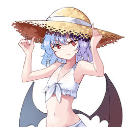 This is a pixiv picture whose title is 水着レミリア.