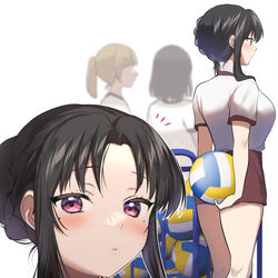 This is a pixiv picture whose title is クラスメイトと目が合った…？.