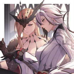 This is a pixiv picture whose title is 💅.