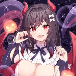 This is a pixiv picture whose title is がお～.