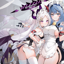 This is a pixiv picture whose title is アコ & ヒナ.