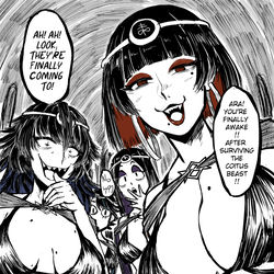 This is a pixiv picture whose title is Goth Sorceress Guild.