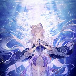 This is a pixiv picture whose title is 心海.