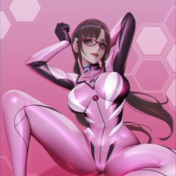 This is a pixiv picture whose title is 真希波・マリ・イラストリアス.