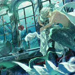 This is a pixiv picture whose title is もう僕は歌わない.