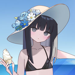 This is a pixiv picture whose title is ビーチ.