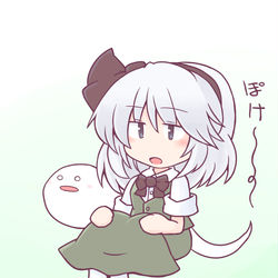 This is a pixiv picture whose title is 妖夢.