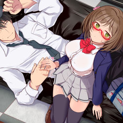 This is a pixiv picture whose title is 「………」.