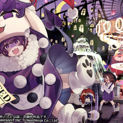 This is a pixiv picture whose title is 開園ドレミーランド.