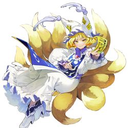 This is a pixiv picture whose title is 八雲藍 東方スペルバブル.