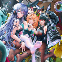 This is a pixiv picture whose title is 🐰*3.