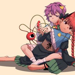 This is a pixiv picture whose title is 爪を切られる お燐.
