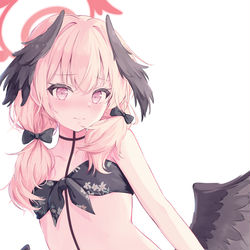This is a pixiv picture whose title is 水着コハル.