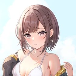 This is a pixiv picture whose title is 何か文句あんの？.