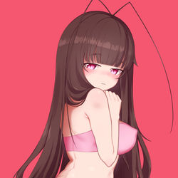 This is a pixiv picture whose title is 背中.