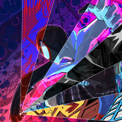 This is a pixiv picture whose title is スパイダーバース.