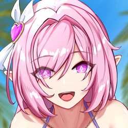 This is a pixiv picture whose title is Honkai Impact: Elysia.