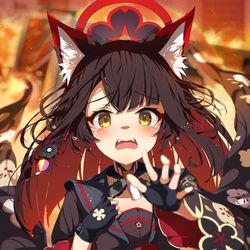 This is a pixiv picture whose title is 狐坂ワカモ.