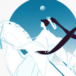 This is a pixiv picture whose title is 神馬.