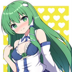 This is a pixiv picture whose title is エッチ衣装早苗さん.