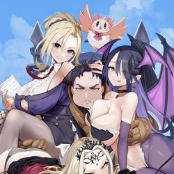 This is a pixiv picture whose title is 明日28日発売！種付けおじさんの異世界プレス漫遊記.