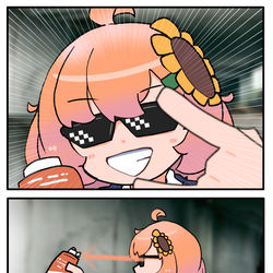 This is a pixiv picture whose title is 逆噴射.