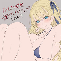 This is a pixiv picture whose title is 「ハーレム×楽園」マスターアップしました！.