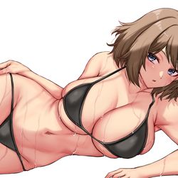 This is a pixiv picture whose title is ビキニセレナ７◎.