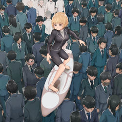 This is a pixiv picture whose title is ひとなみになりたくない.