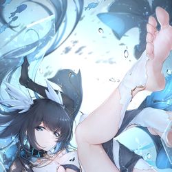 This is a pixiv picture whose title is 欠片の泉.