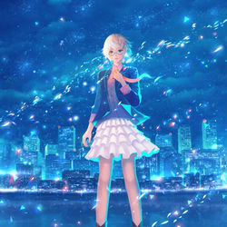 This is a pixiv picture whose title is もうひとつの未来.