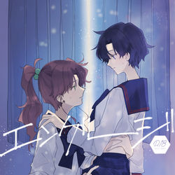 This is a pixiv picture whose title is 夏コミ表紙.