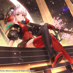 This is a pixiv picture whose title is 榴火.