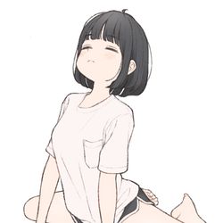 This is a pixiv picture whose title is (*´ー｀*).