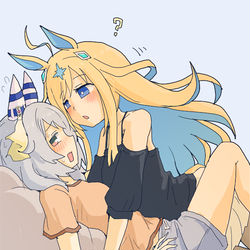 This is a pixiv picture whose title is ミラ子とネオユニちゃん.