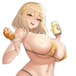 This is a pixiv picture whose title is アニス。水着。夢.