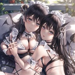 This is a pixiv picture whose title is 🖤🖤.