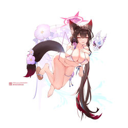 This is a pixiv picture whose title is no23.水着狐坂ワカモ.