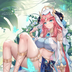 This is a pixiv picture whose title is 妮露.