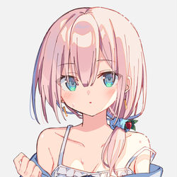 This is a pixiv picture whose title is 暑い.
