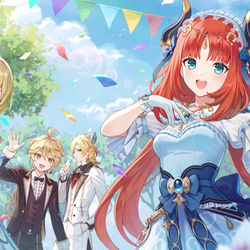 This is a pixiv picture whose title is 一緒に踊ろう！.