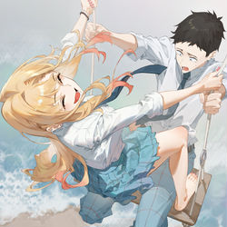 This is a pixiv picture whose title is 着せ恋.
