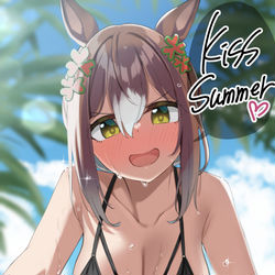 This is a pixiv picture whose title is 夏の空耳アワー.