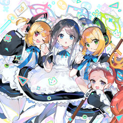 This is a pixiv picture whose title is ゲーム開発部.